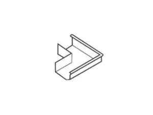 EXTERNAL MITRE ZINCALUME BIG FRONT QUAD GUTTER
