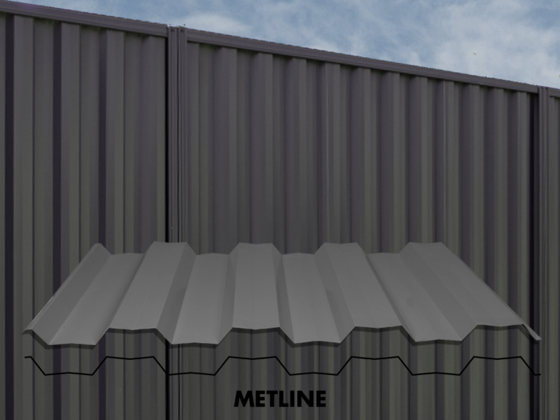 COLORBOND steel Metline 2365mm Long Fence Panels