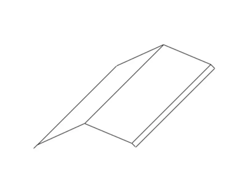 ColorBond steel Ridge Flashing