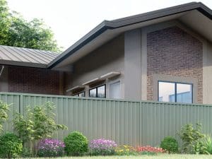COLORBOND Steel Metzag Fence Panels