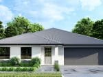 House with Steel Roof Sheeting