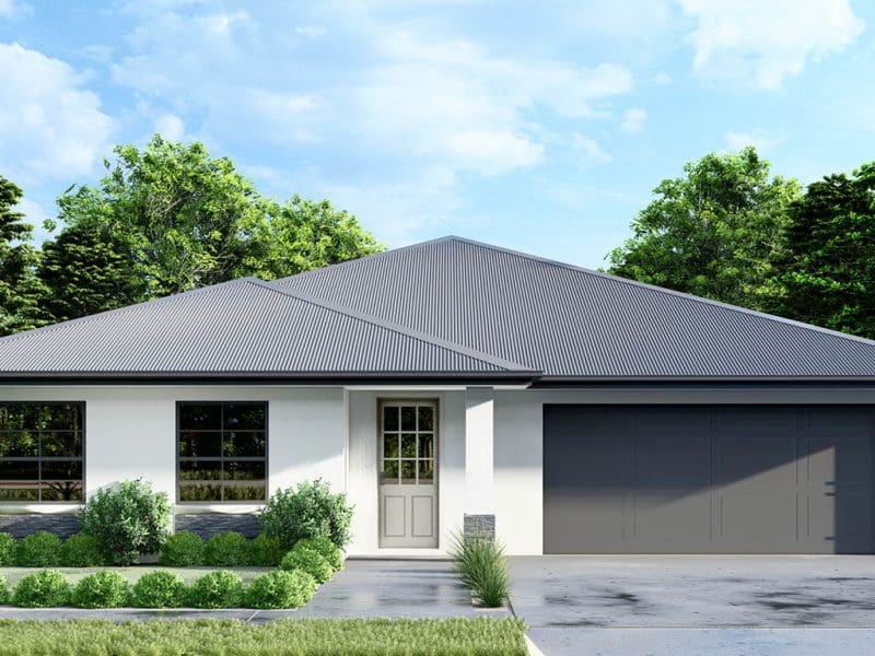 House with Steel Roof Sheeting