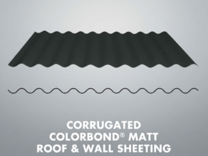 Corrugated Colorbond® Matt Roof & Wall Sheeting