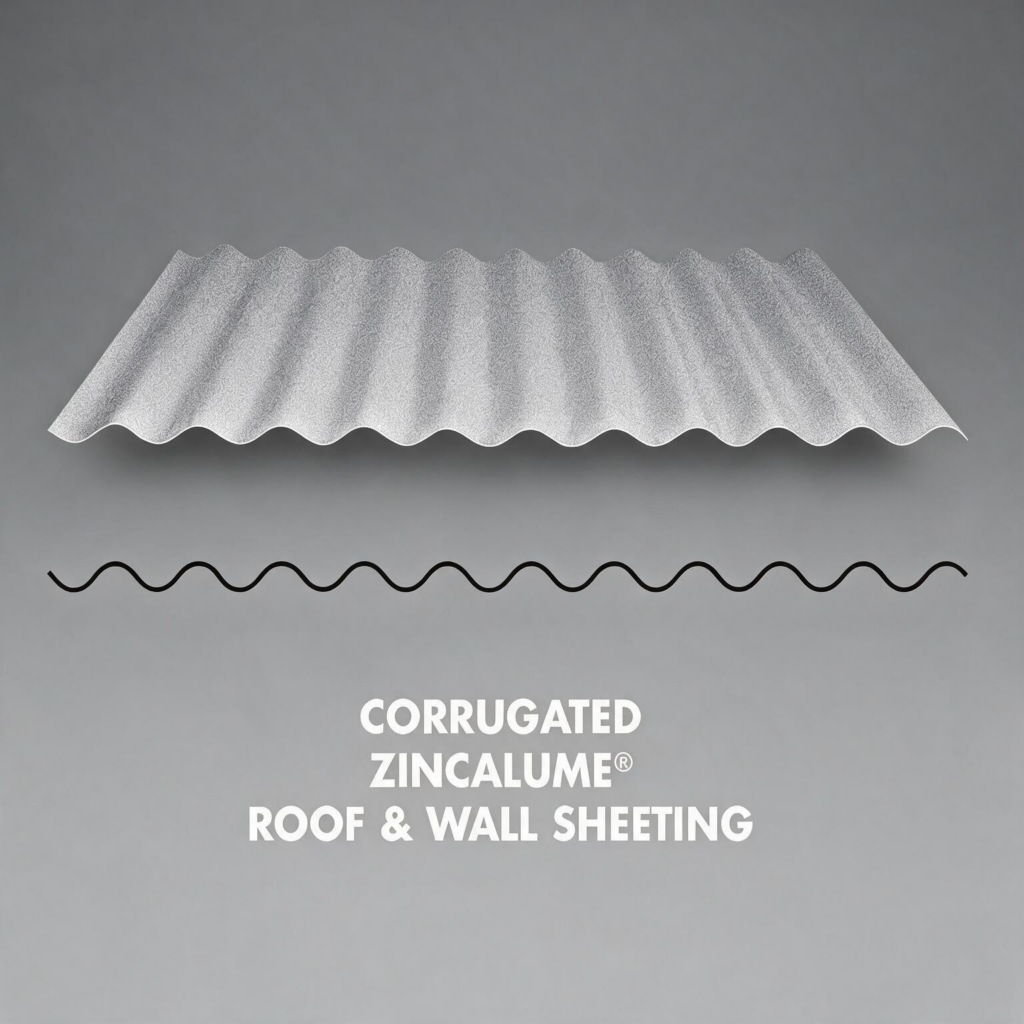 Corrugated Zincalume® Roof & Wall Sheeting