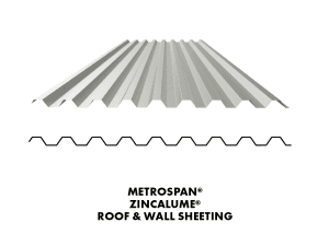 ZINCALUME Metrospan Cladding