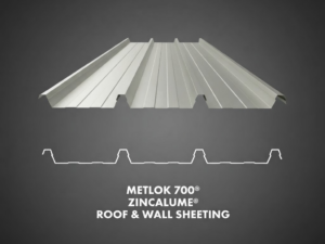 Metlok 700® Zincalume® Roof & Wall Sheeting