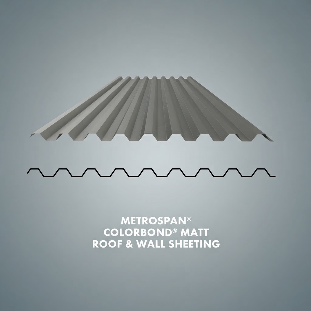 Metrospan® Colorbond® Matt Roof & Wall Sheeting
