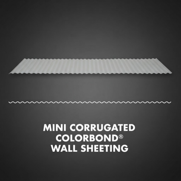 Mini Corrugated® Colorbond® Roof & Wall Sheeting