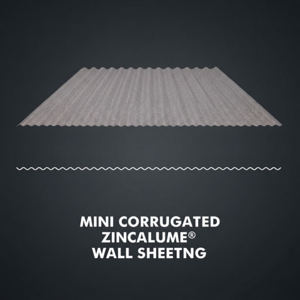 Mini Corrugated® Zincalume® Roof & Wall Sheeting