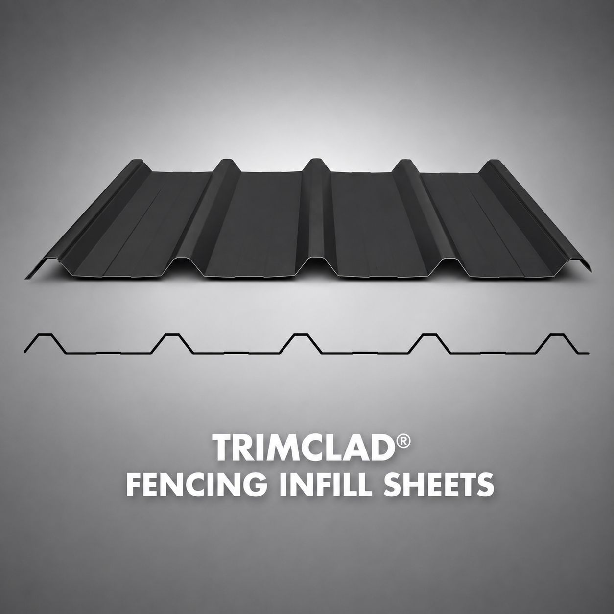 COLORBOND steel Trimclad Fencing Infill Sheet
