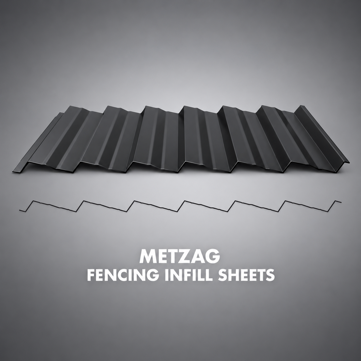 COLORBOND steel Metzag Fencing Infill Sheet
