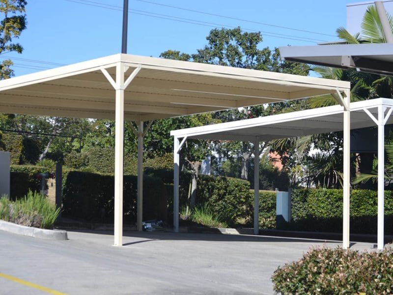Double Carport DIY Kit Freestanding ClickSteel