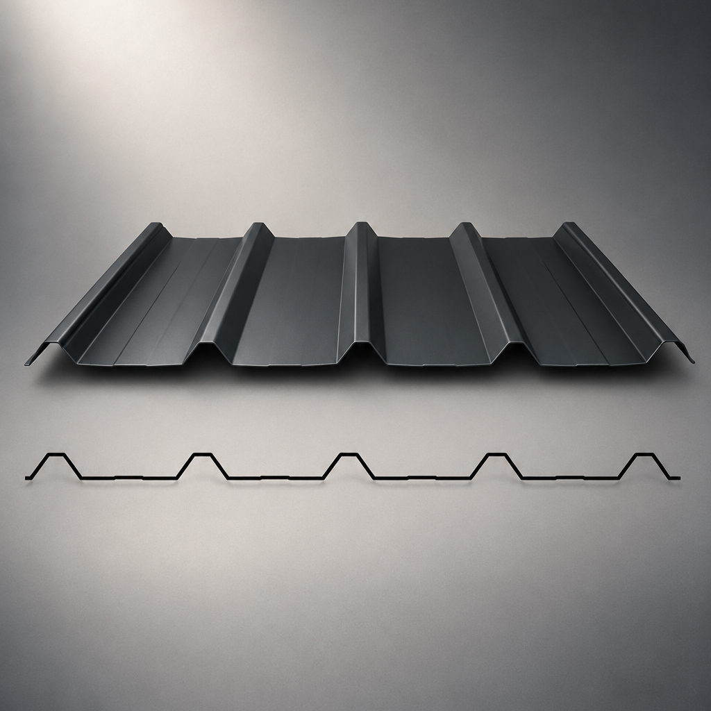 COLORBOND steel TRIMCLAD Double Sided Roof Sheeting