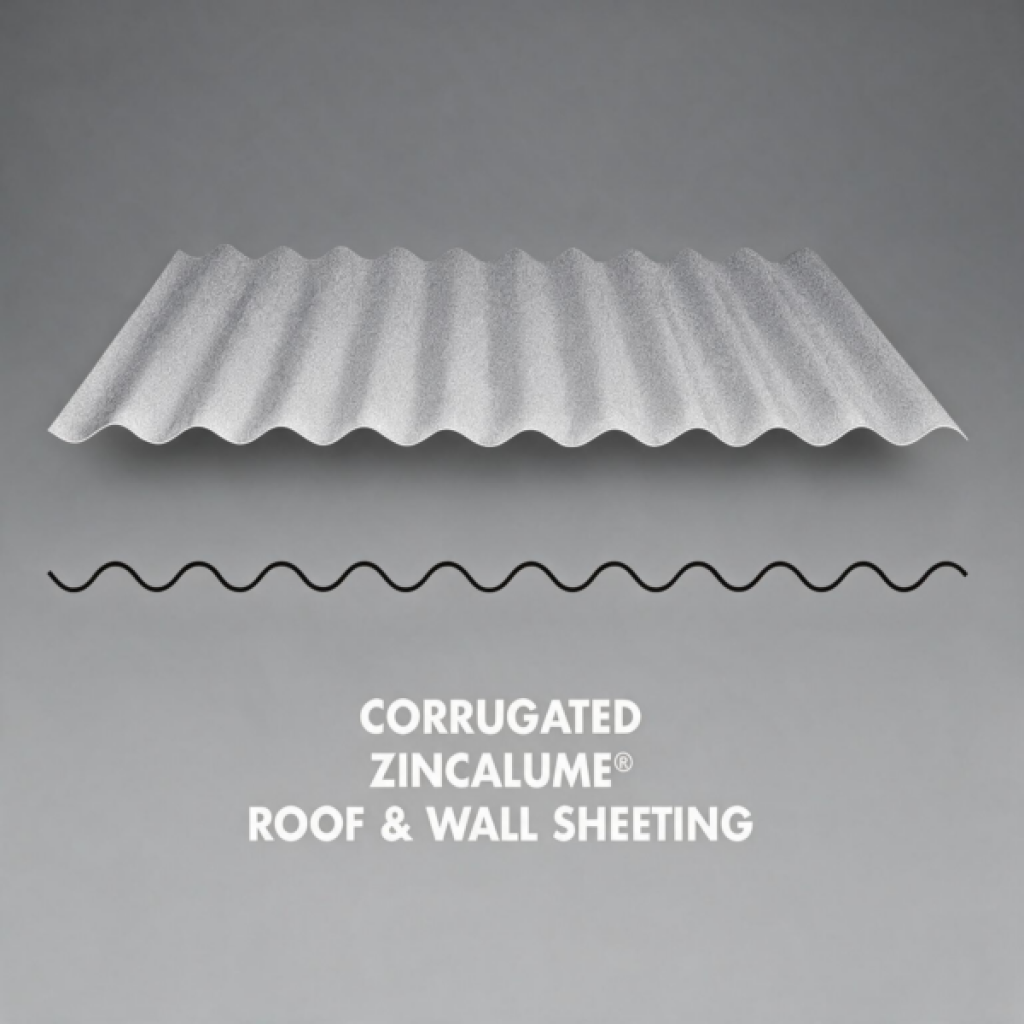 Corrugated Zincalume® Roof & Wall Sheeting