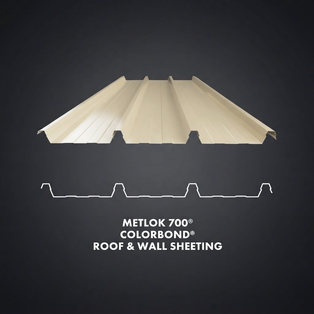 Metlok 700® Colorbond® Roof & Wall Sheeting