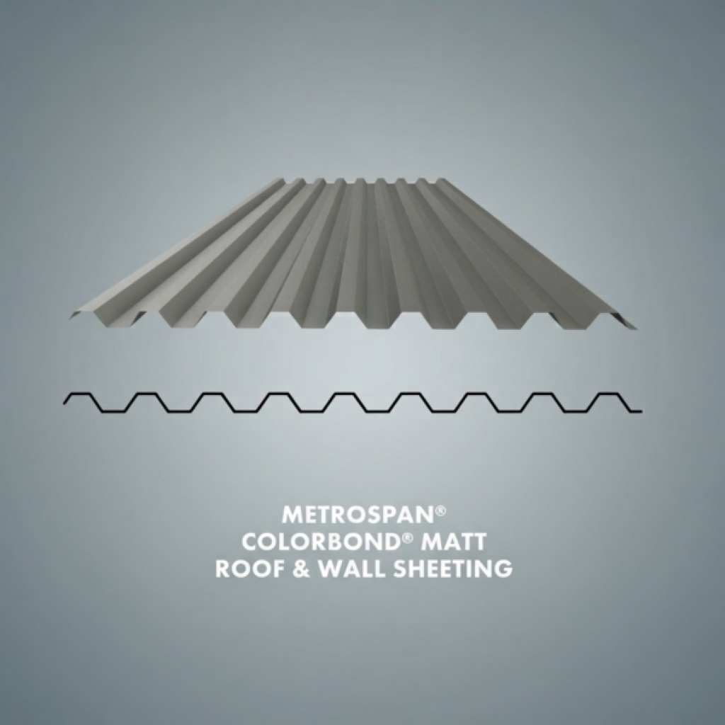 Metrospan® Colorbond® Matt Roof & Wall Sheeting
