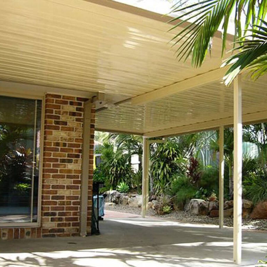 Patio Kit – Colorbond steel Double Sided Gloss 80% Roof